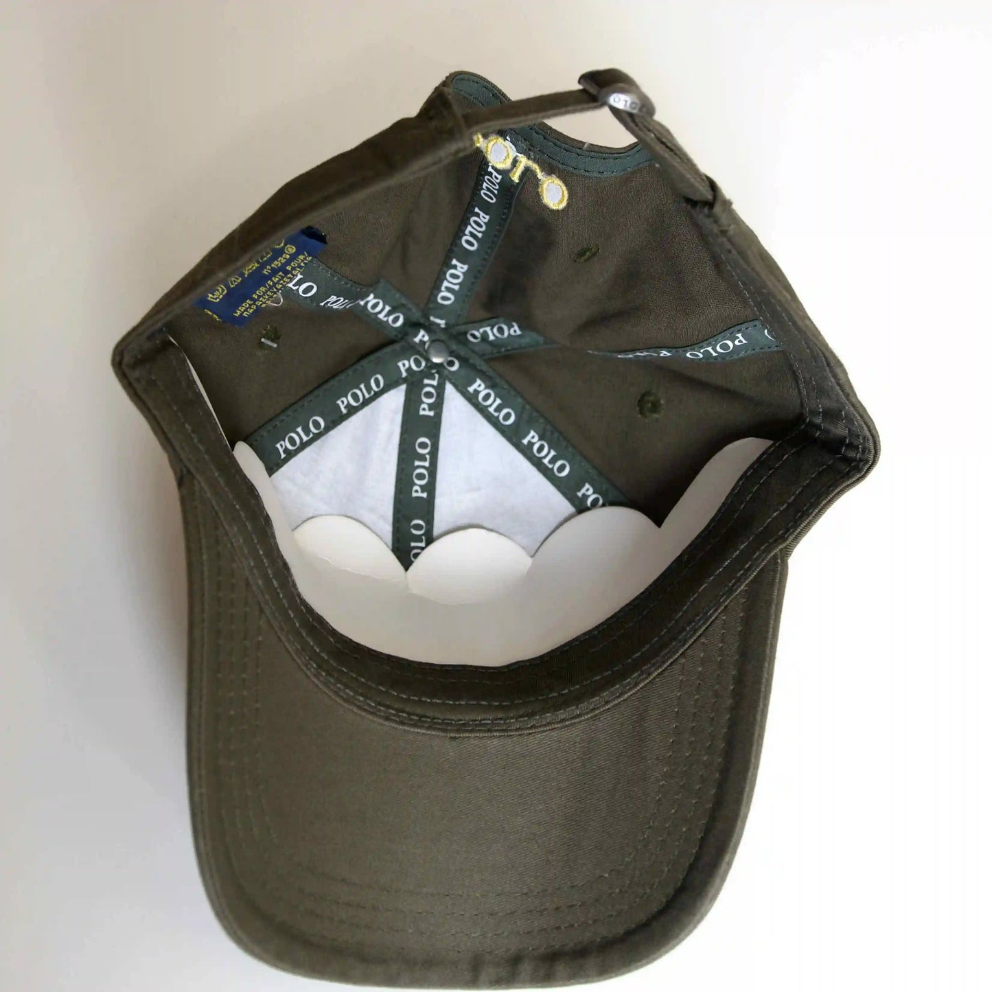 Ralph Lauren Unisex Olive Golden Yellow Pony Cap