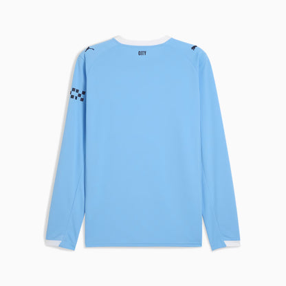 Manchester City 25/26 Men's Home Long Sleeve Jersey Shirt
