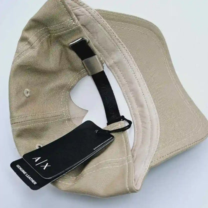 AX Armani Exchange Cap In Beige Colour