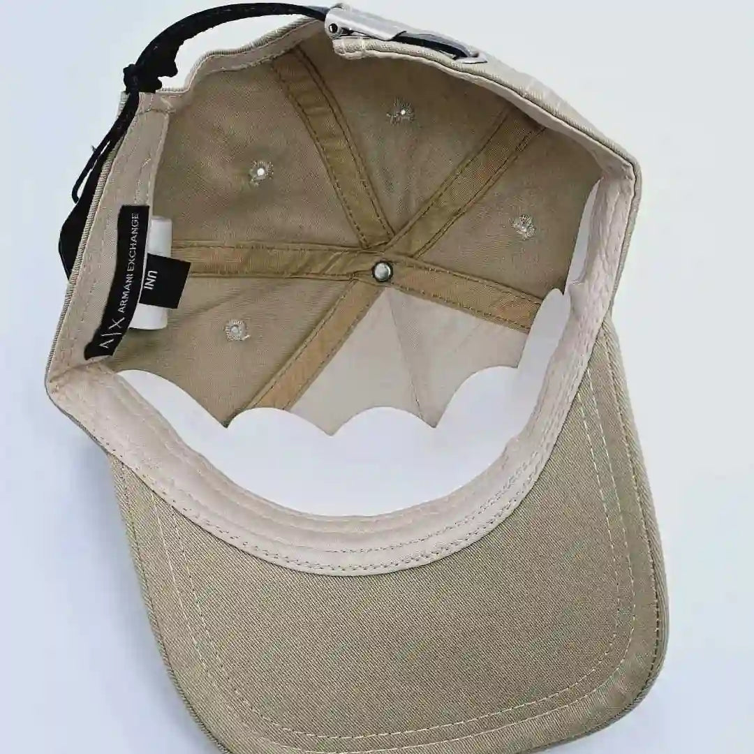 AX Armani Exchange Cap In Beige Colour