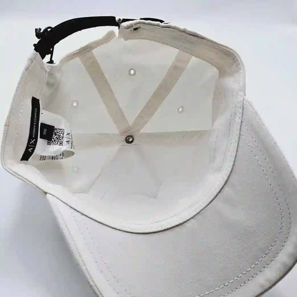 Armani exchange cap white online