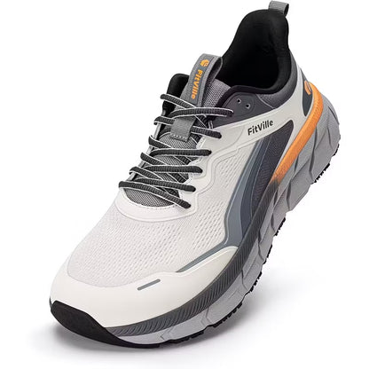 Men's Wide Fit Sneaker Wide Toe Breathable Lightweight Walking Running Jogging Lace Up Exercise Gym All Season Trainers