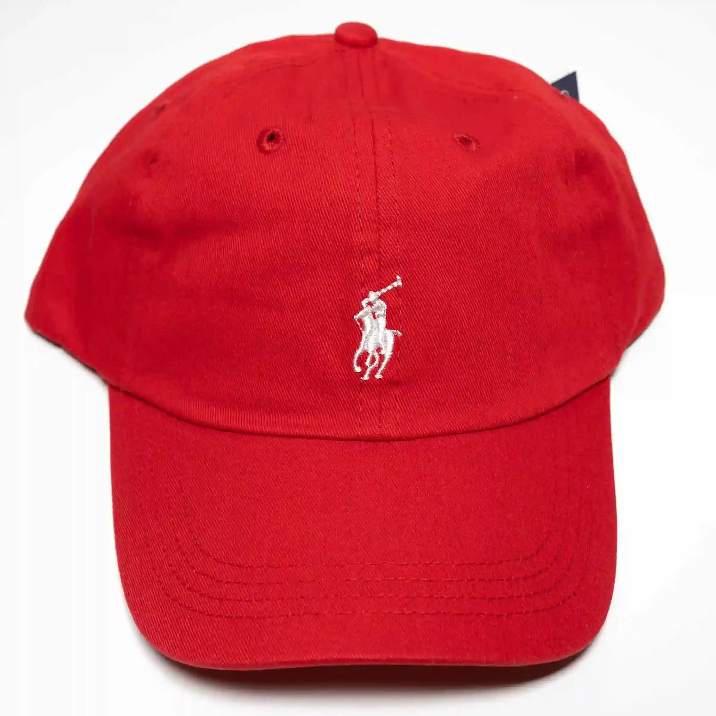 Ralph Lauren Unisex Cap Red With White Pony