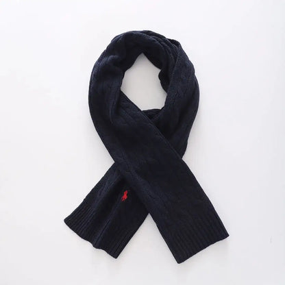 Ralph Lauren Unisex Cable Knit Scarf