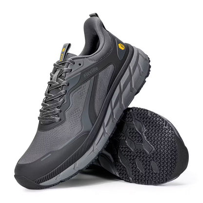 Men's Wide Fit Sneaker Wide Toe Breathable Lightweight Walking Running Jogging Lace Up Exercise Gym All Season Trainers