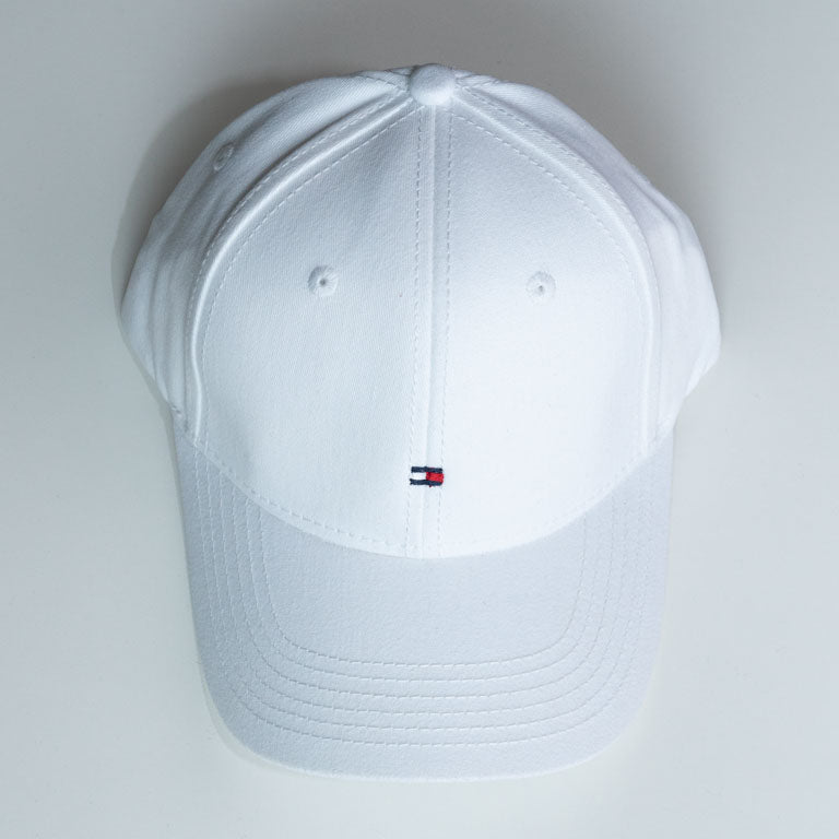 Tommy Hilfiger Unisex Baseball White Cotton Cap