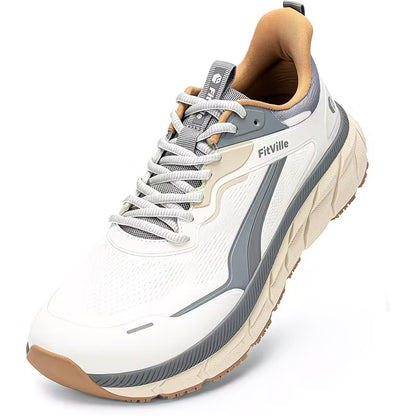 Men's Wide Fit Sneaker Wide Toe Breathable Lightweight Walking Running Jogging Lace Up Exercise Gym All Season Trainers