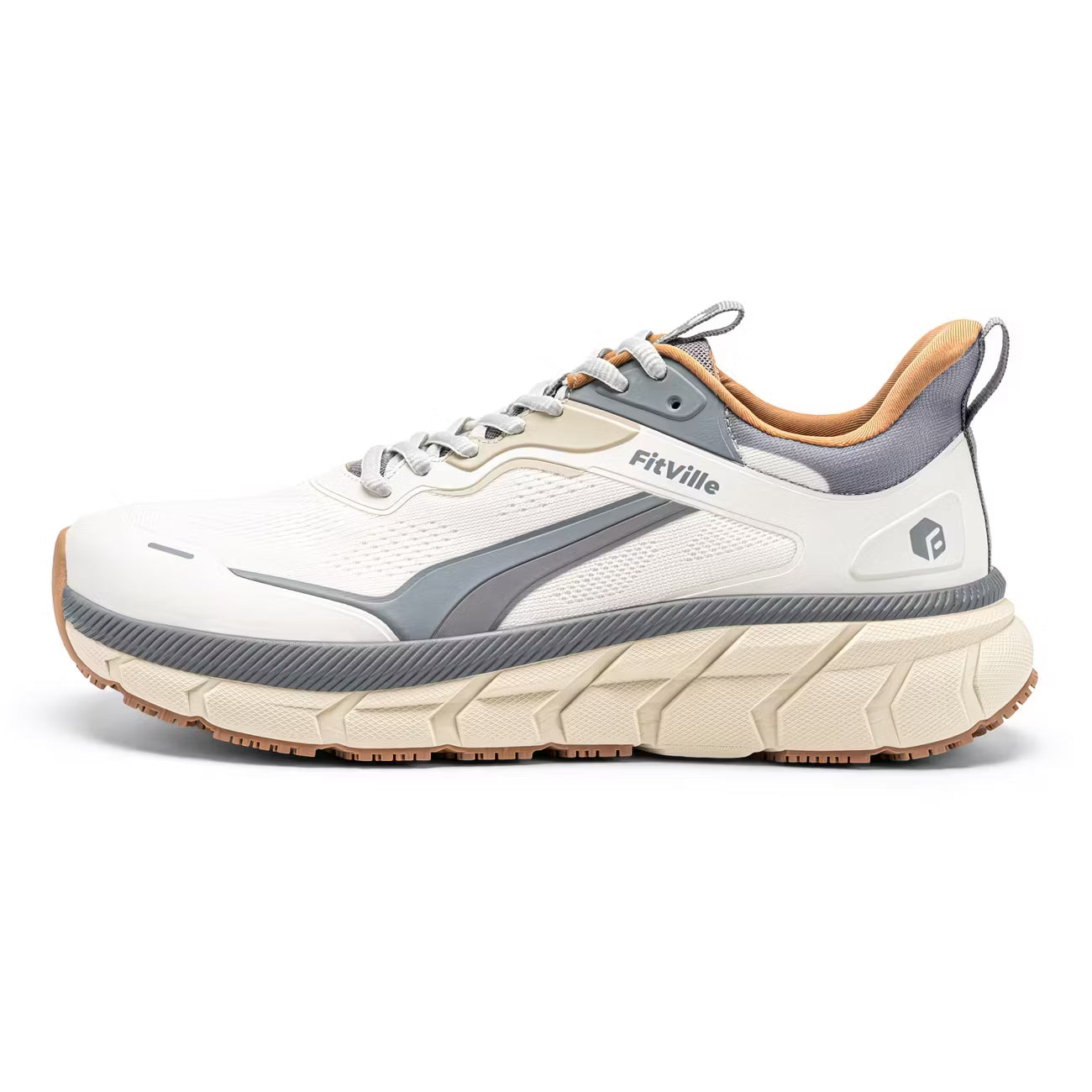 Men's Wide Fit Sneaker Wide Toe Breathable Lightweight Walking Running Jogging Lace Up Exercise Gym All Season Trainers