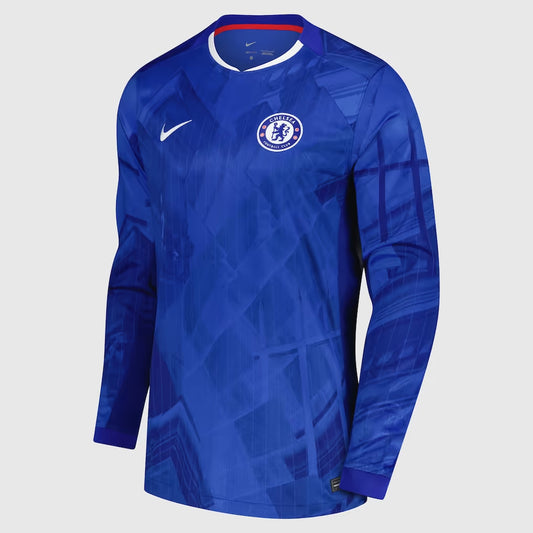 Nike Chelsea FC Home Stadium 2025-2026 Long Sleeve Jersey Shirt